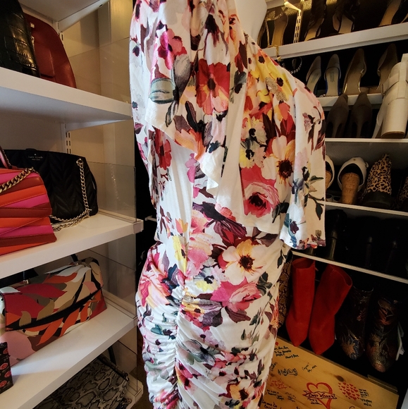 Venus Rouched Mini Dress - Picture 2 of 3